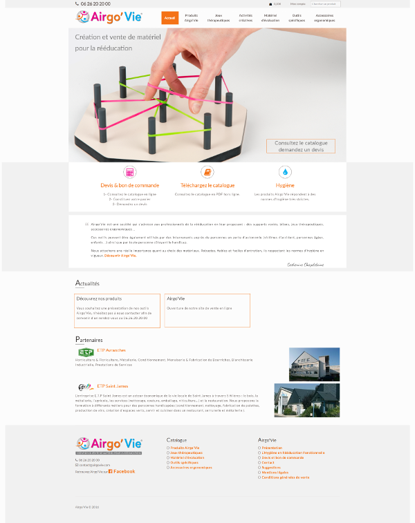 creation site internet manche airgovie