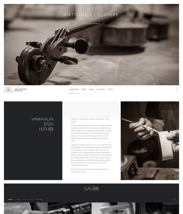 creation site internet manche antoine Lescombe