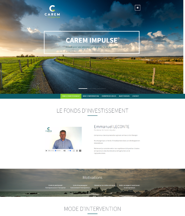 creation site internet manche carem impulse