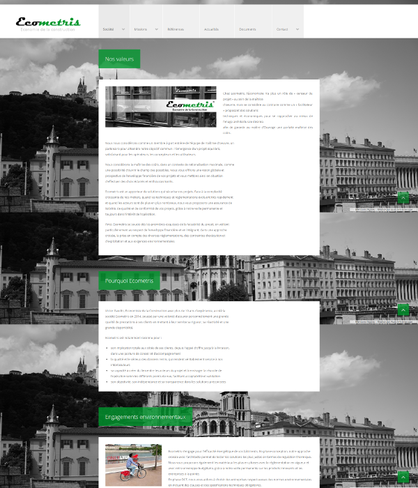 creation site internet manche ecometris